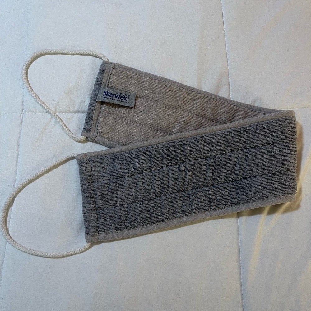 NORWEX Body Cloth with Backlock Antimicrobial Silver Technology - Graphite